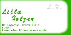 lilla holzer business card